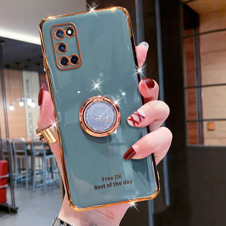 Ốp Điện Thoại Silicon Mềm Có Giá Đỡ Sang Trọng Cho OPPO A92 A52 A54 A93 A94 Reno 6Z 6 5 4 Pro 5G A16 A5S A7 A12 A3S A12e | DK | BigBuy360 - bigbuy360.vn
