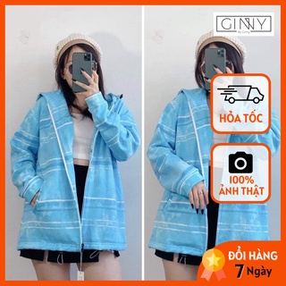 Áo Khoác SKY | Dày Dặn | Có Nón  Form Rộng | Đơn Giản | Phong Cách Hàn Quốc | Hot Trend 2021 | GinHouse Shop
