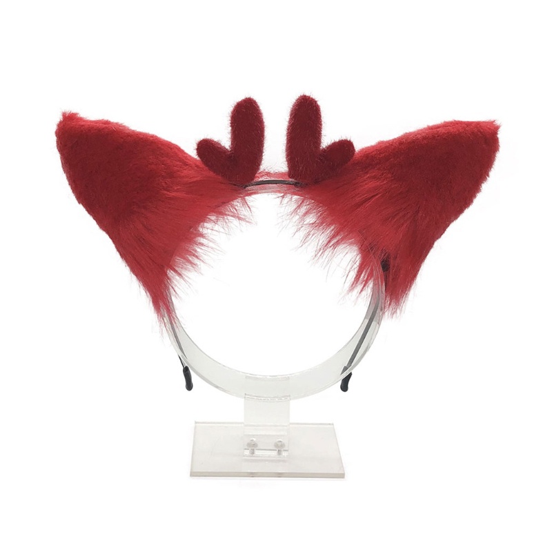 Băng Đô Cài Tóc Hình Sừng Hươu Giả Dễ Thương Cho Nữ