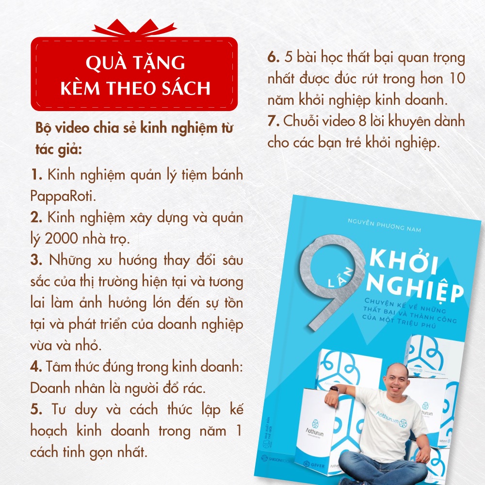 Sách - 9 Lần Khởi Nghiệp - Chuyện Kể Về Những Thất Bại Và Thành Công Của Một Triệu Phú