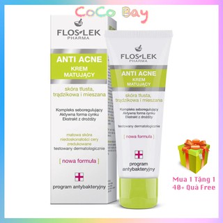 [ Hàng Air+Bill ] Floslek Pharma Kem Kiểm Soát Dầu Và Điều Tiết Nhờn Mattifying Cream 50ml