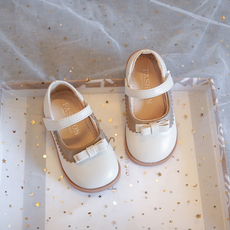 Giày búp bê cho bé gái phong cách Hàn Quốc da PU siêu mềm êm chân mã mới 876