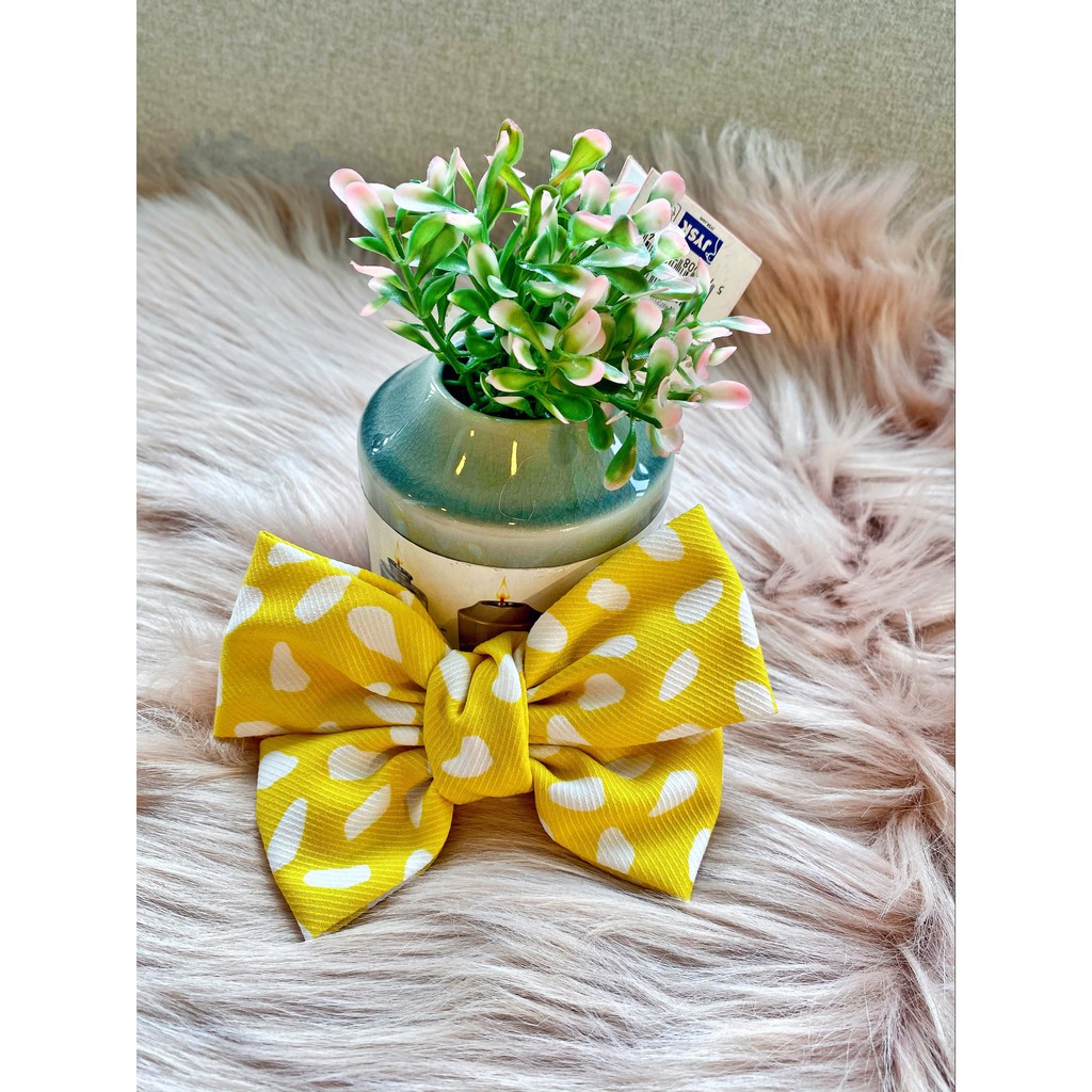 KẸP TÓC NƠ LỤA HÀN QUỐC CHO NỮ BẢN ĐẸP XỊN