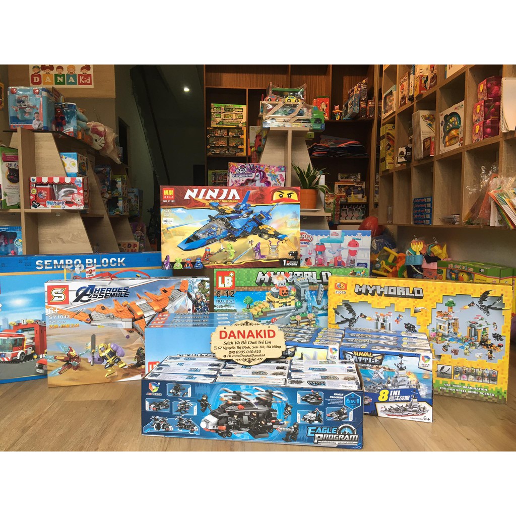 Lego cho bé trai 6in1