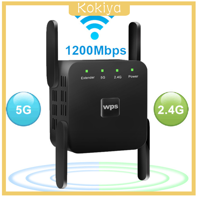 Bộ Khuếch Đại Tín Hiệu Wifi Không Dây 1200mbps 2.4g 5g 4 Ăng Ten | BigBuy360 - bigbuy360.vn