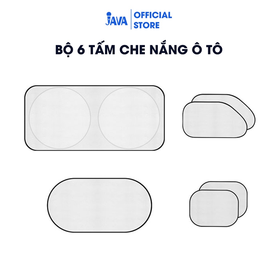 Loại to dày - Bộ 6 tấm che nắng Ô Tô 3 lớp