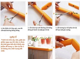 XỐP CUỘN BỌC CẠNH BÀN
