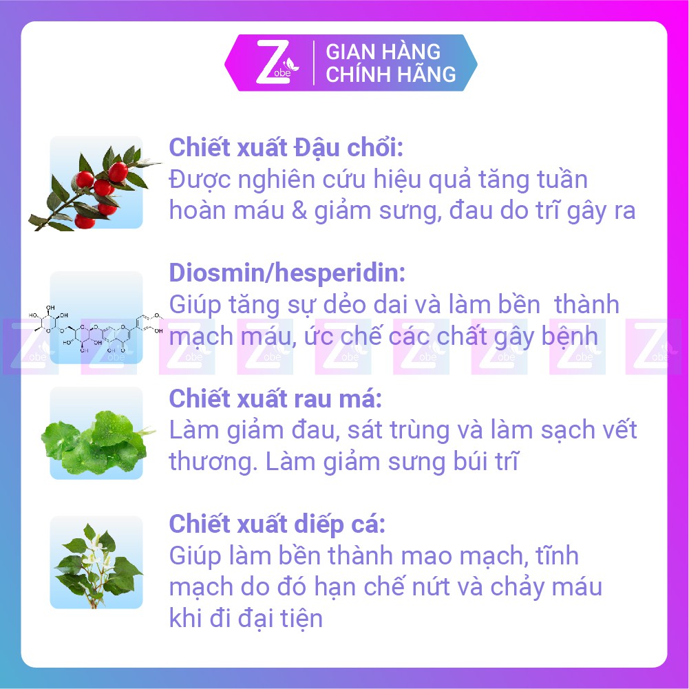 Viên Uống Hỗ Trợ Co Thắt Búi Trĩ Trimax Hủ 30 viên