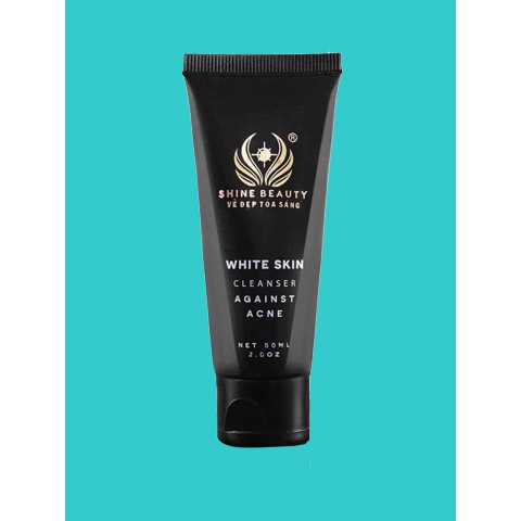 Sữa rửa mặt White Skin Cleanser Against Acne - Shine Beauty