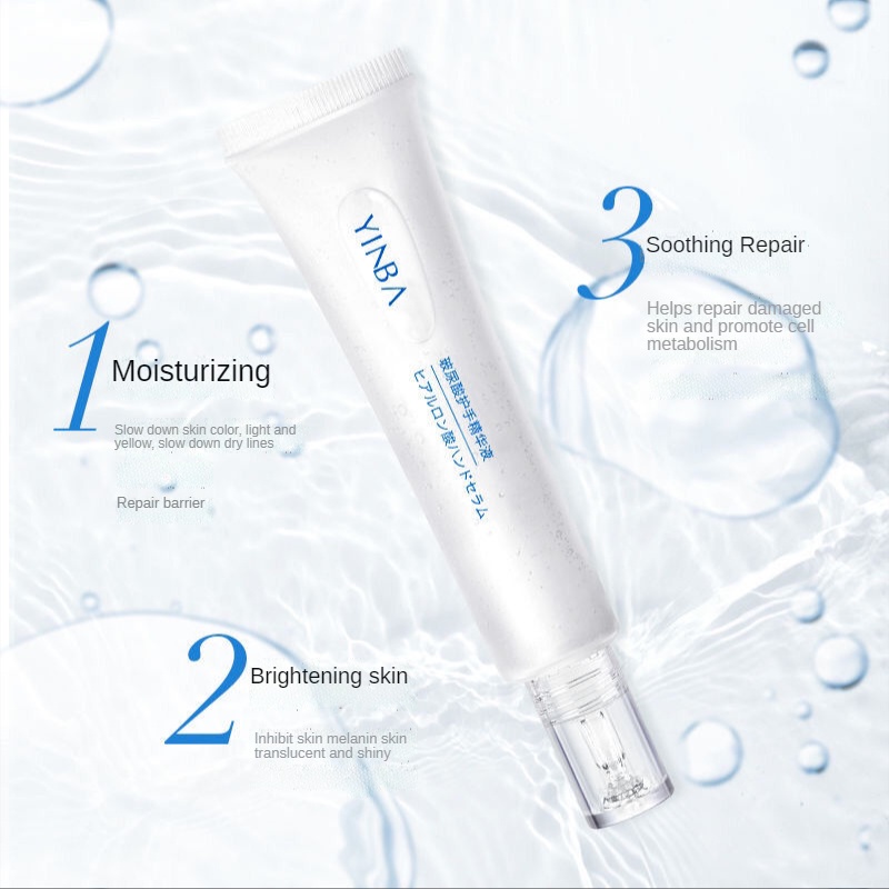 Top 10 Kem Dưỡng Da Tinh chất dưỡng da tay YINBA chiết xuất Hyaluronic Acid, Serum Dưỡng Ẩm Làm Mềm Da Tay Cao Cấp 30g