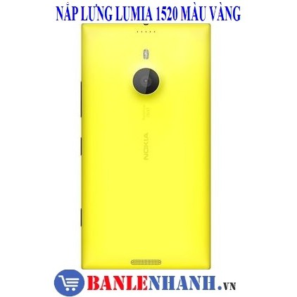 NẮP LƯNG LUMIA 1520 MÀU VÀNG [VỎ ZIN, XỊN]
