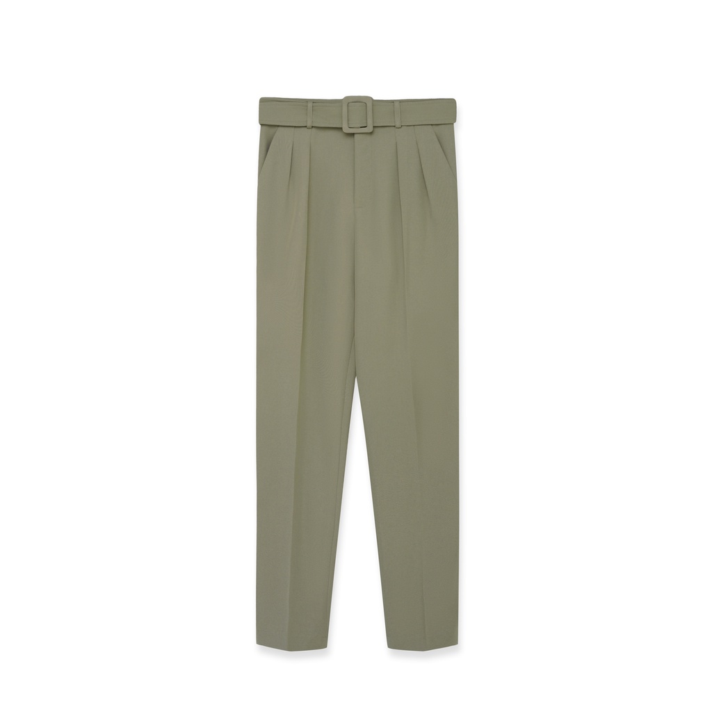 Quần Baggy Nữ Ly Thân Trước Kèm Đai Dáng Công Sở Thời Trang By LEMIA Design - 22Q010