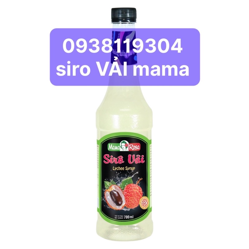 siro vải mama goden foam 700ml