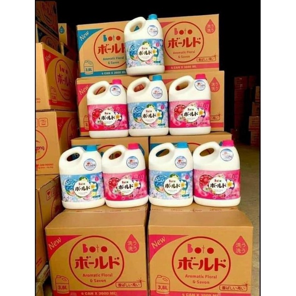 Sỉ lỗ Nước giặt BoTo can 3600ml