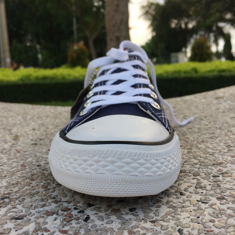 Giày Sneaker Cổ Thấp Xanh Navy Nam
