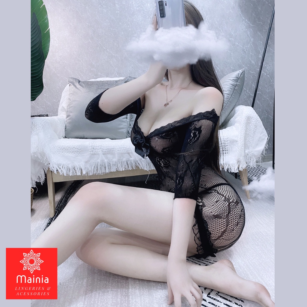 Đầm Ngủ Váy Ngủ Ôm Body Xuyên Thấu Siêu Co Giãn Sexy Gợi Cảm Mainia Shop