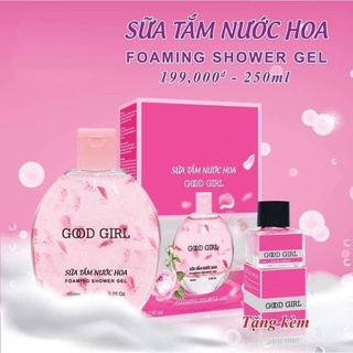 Sữa tắm dưỡng da hương nước hoa 250ml tặng kèm nước hoa 5ml shop bell