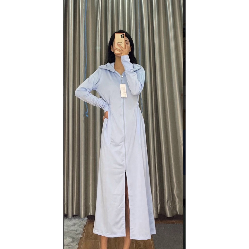 Áo Chống Nắng Nữ Toàn Thân Thông Hơi Dáng Dài