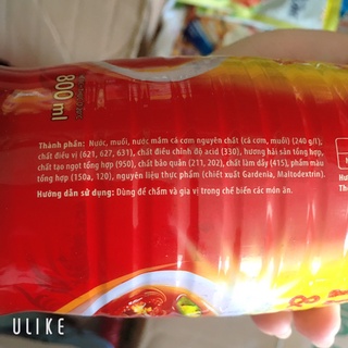 Nước Mắm Cá Cơm 3 Miền 800ml, Nước Chấm Cá Thơm Ngon [THKN77]