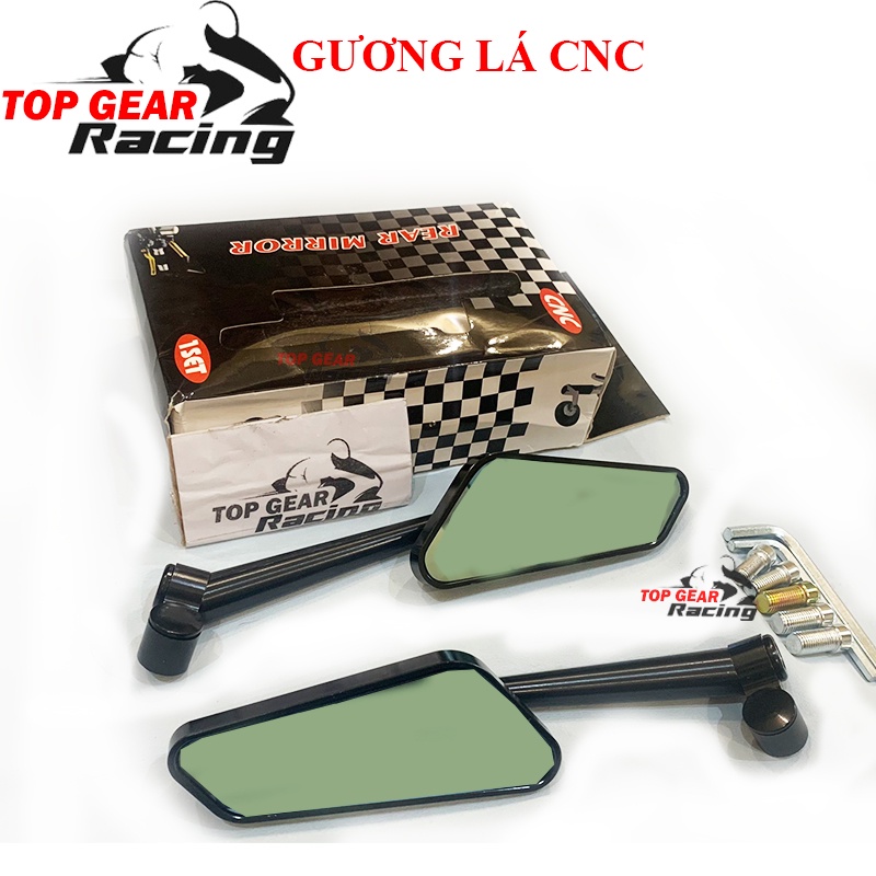 Gương Xe Máy CNC Rizoma Tặng Ốc Nối Hợp Xe Gương Hình Lá Nhôm Đúc &lt;TOPGEAR&gt;