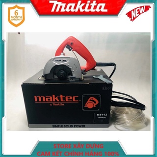Máy cắt đá,gạch 1250w 125mm maktec mt412 - hàng chính hãng