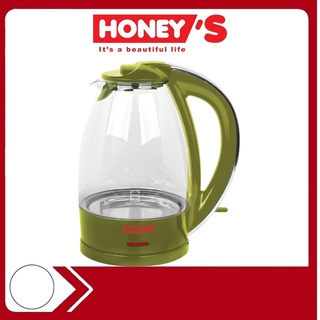 Ấm đun siêu tốc thủy tinh Honeys HO-EK18G171 - thủy tinh cao cấp,thiết kế sang trọng,tiện lợi bền bỉ -1.7L