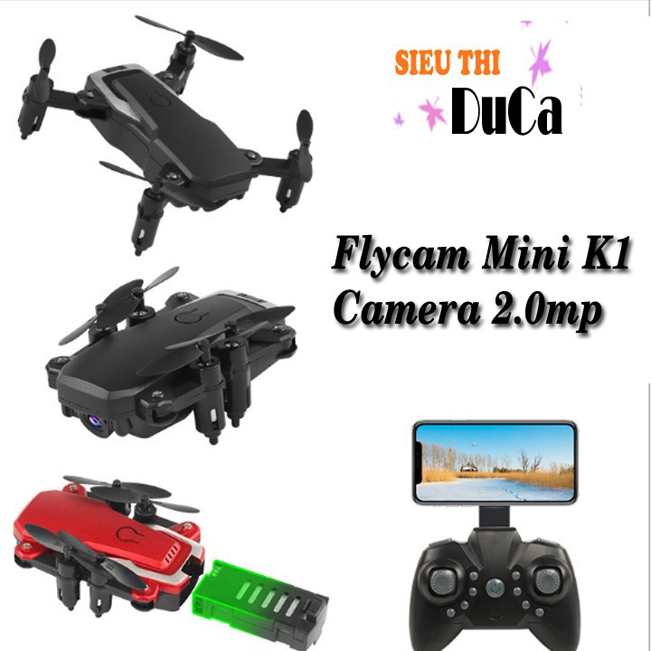 Flycam Mini K1 Wifi Camera 720p New - Shop Đồ Chơi Điều Khiển