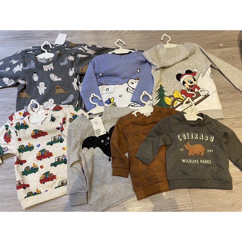 ÁO NỈ HM KID AUTHENTIC 100%