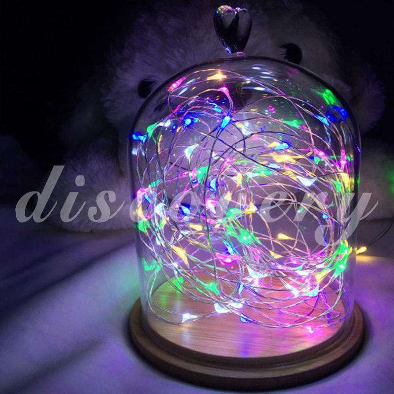 2M 20Pcsled Light String Copper Wire Lamp Super Bright Colorful Home Decoration Light