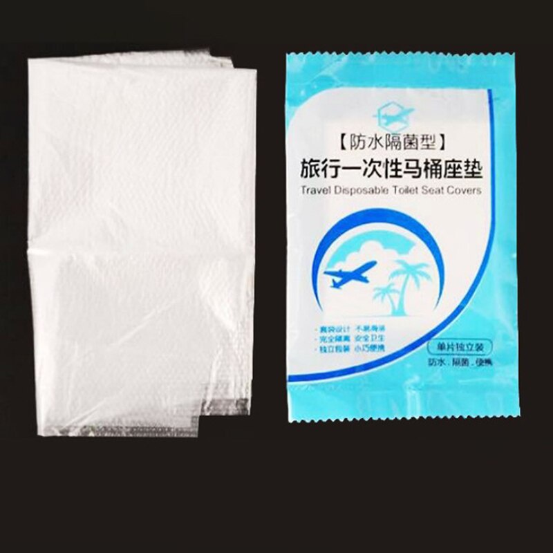 Túi 6-50 tấm lót bệ ngồi bồn cầu an toàn di động chống thấm nước cho hoạt động ngoài trời