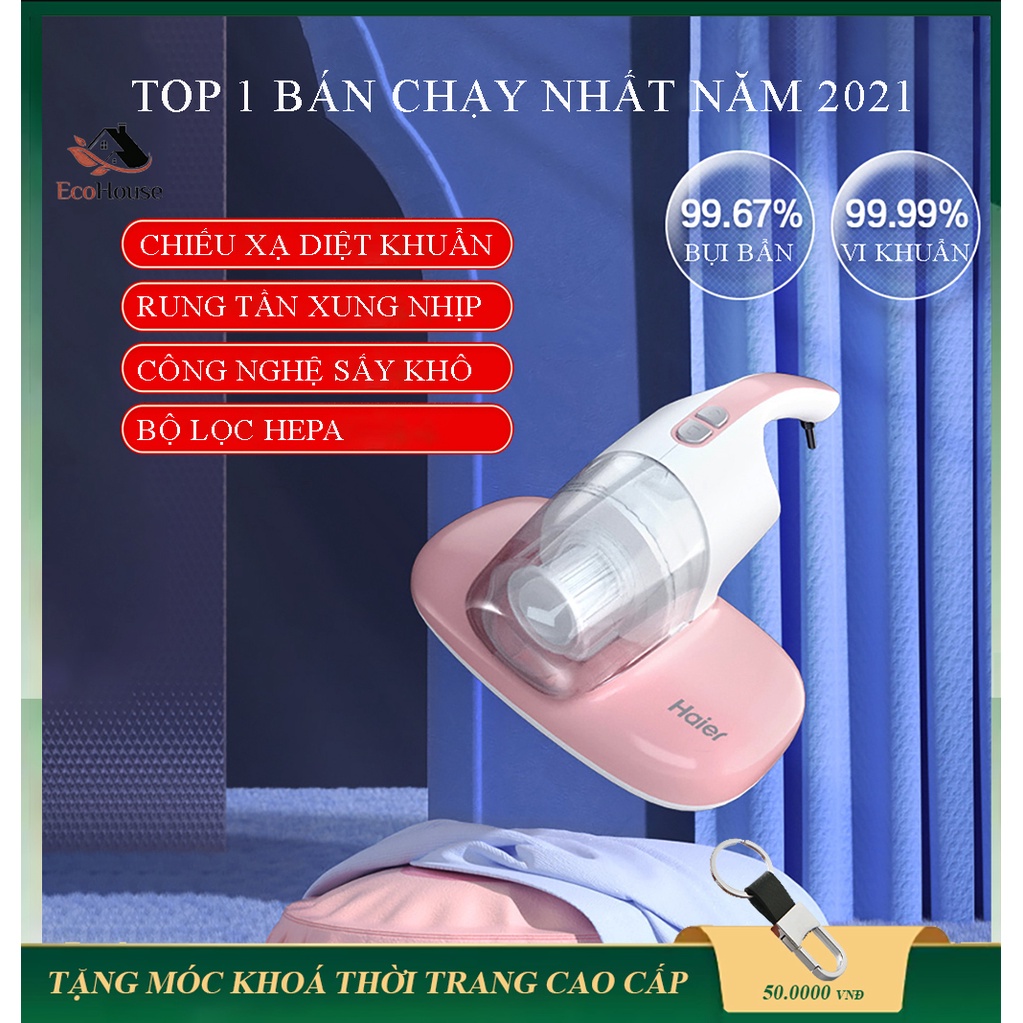 Máy hút bụi giường nệm sofa Haier công nghệ chiếu xạ diệt khuẩn bằng tia UV tân tiến nhất thế giới.Bảo hành 2 năm