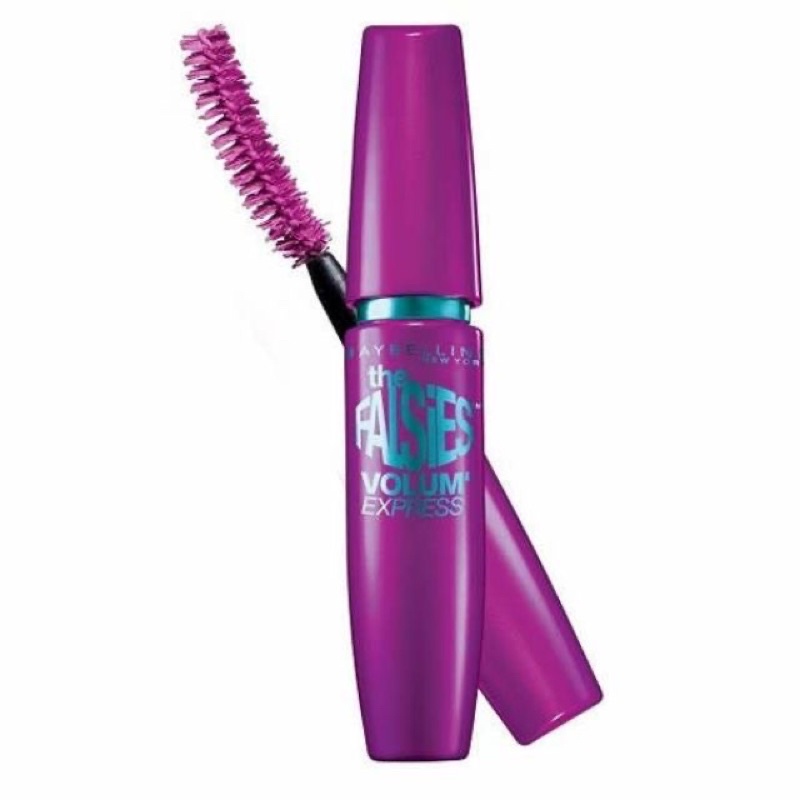 Mascara Maybelline mực màu đen Falsies Làm Dày Và Dài Mi 200% - 7.5ml VỎ TÍM