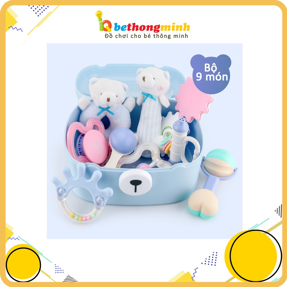 Set đồ chơi xúc xắc gặm nướu phát triển kỹ năng cơ bản cho bé thương hiệu Gorygeo Baby Hàn Quốc