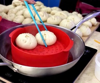 Xửng Hấp Nhựa Nguyên Sinh 2- 3 Tầng Steam It - Tupperware - Kín Khí - Kín Hơi - Nhanh Chín - An Toàn