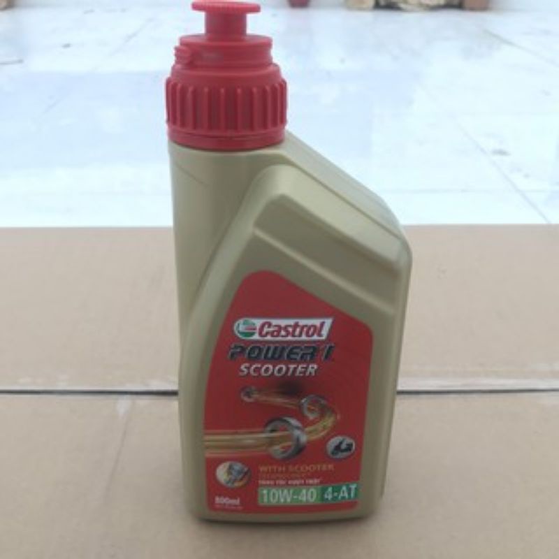 Nhớt castrol xe ga 0.8L 1L