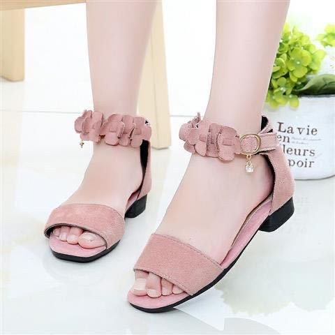 Little girl Korean fashion sandals PAPAYA