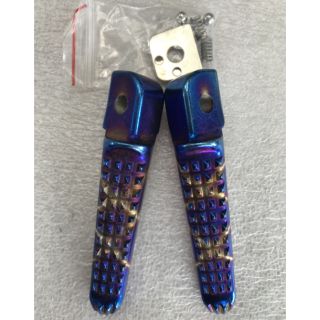 Gác chân titan chạy chỉ dùng cho xe Yamaha và Honda (mẫu có khía giống chân cá sấu hoặc không tùy đợt)
