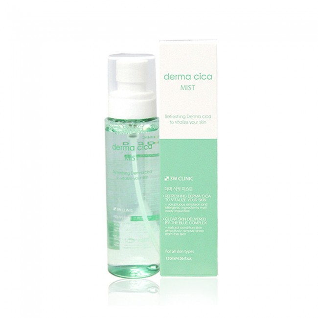 XỊT KHOÁNG TINH CHẤT RAU MÁ 3W CLINIC DERMA CICA MIST | BigBuy360 - bigbuy360.vn