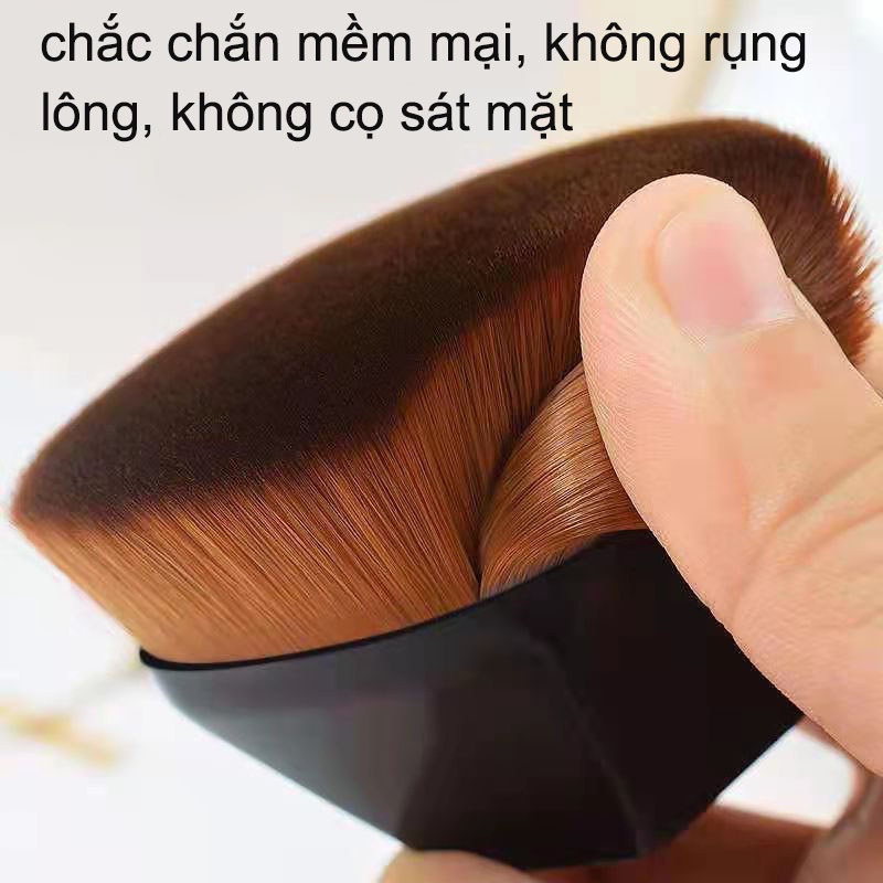 Cọ trang điểm tán kem nền dạng lỏng không để lại dấu vết, không rụng lông, tán kem đều