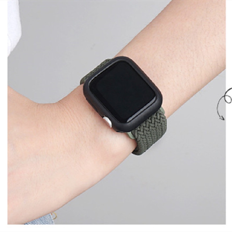 Dây Đeo Nylon Cho Đồng Hồ Thông Minh Apple Watch Dòng 7 6 SE 5 4 3 2 1 44mm 40mm 42mm 38mm