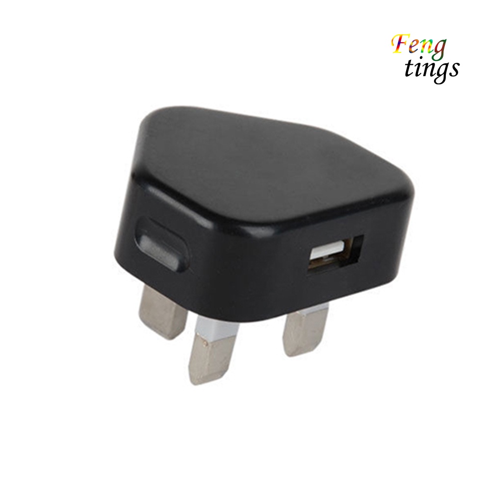 【FT】5V 1A USB Wall Charger UK Plug Travel AC Power Adapter for Samsung iPhone 4 5 6