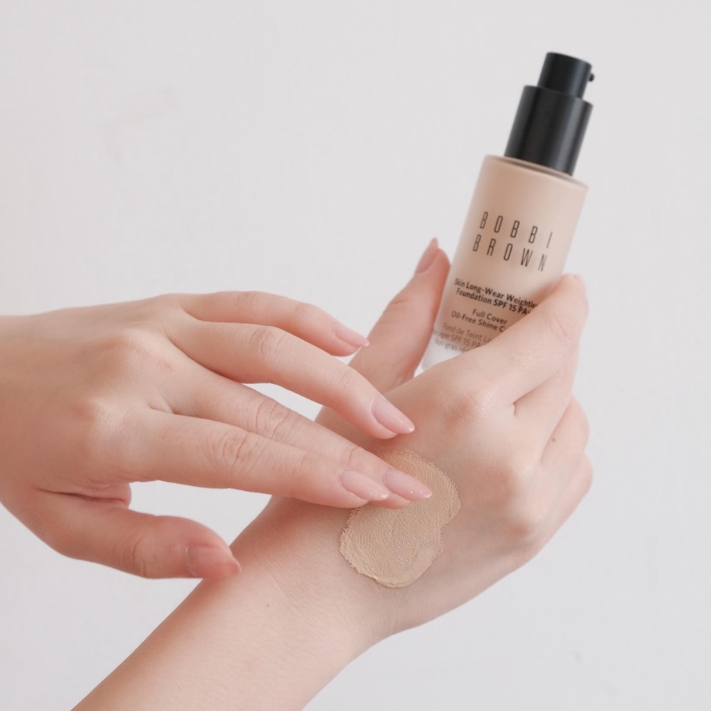 [HÀNG CÔNG TY] Kem Nền Kiềm Dầu Lâu Trôi Bobbi Brown Skin Long-Wear Weightless Foundation SPF 15 PA++ 30ml Chính Hãng