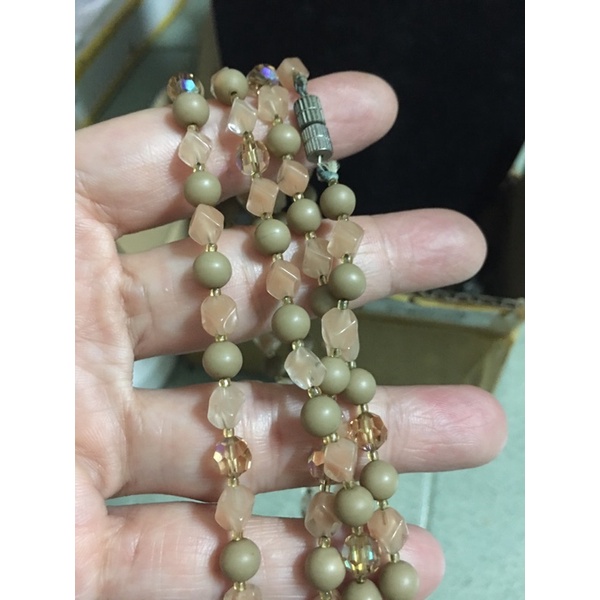 Vòng cổ đá phối pha Lê dài hơn 1m si tuyển Nhật