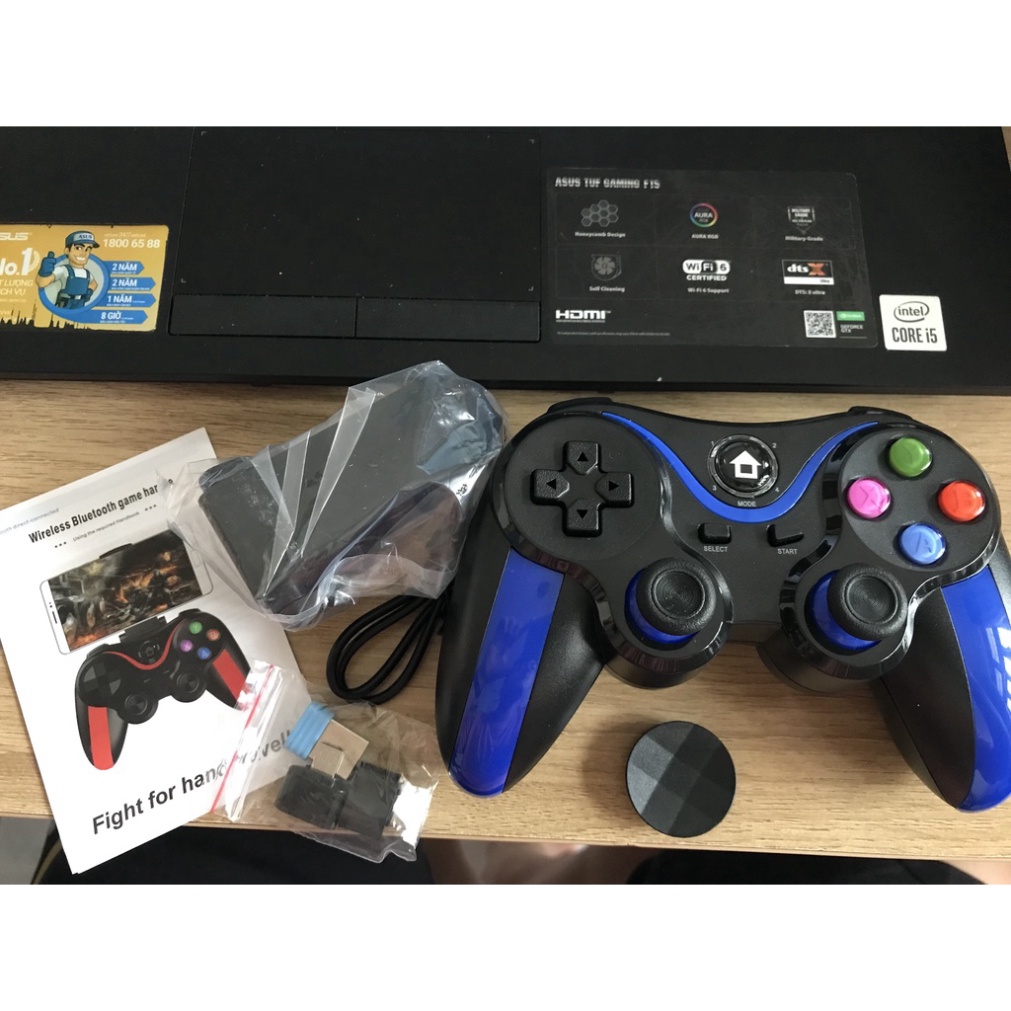 Tay Cầm Chơi Game Bluetooth X3/T3/V13 - Kết Nối Bluetooth V13 - Tay cầm chơi liên quân, PUBG,...