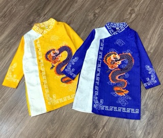 Áo dài gấm loại 1 cho bé trai(hết đỏ)