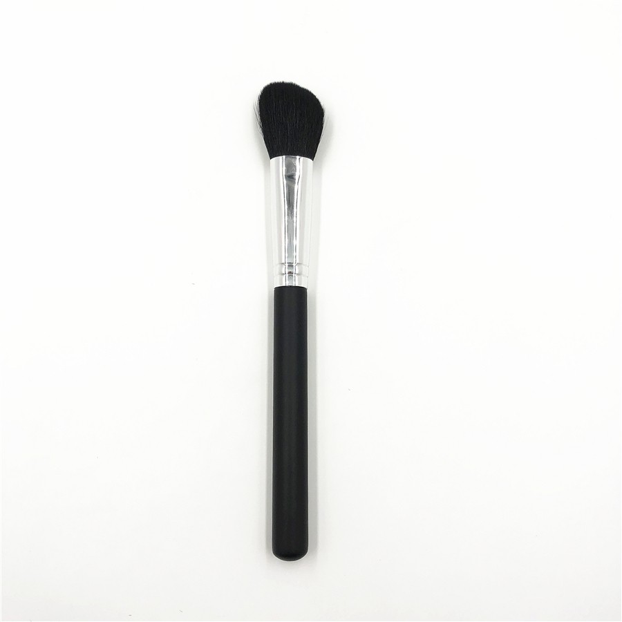 Natural Goat Hair Black Angled Blusher Brush M104 Contour Makeup Beauty Brush