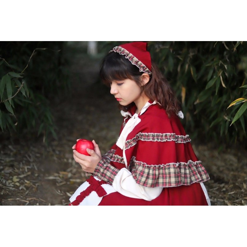 Đầm  Lolita/ Cô Bé quàng khăn đỏ( kèm feedback)