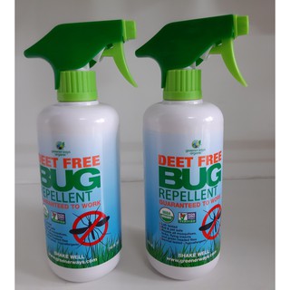 XỊT CHỐNG MUỖI BẢO VỆ DA  DEET FREE BUG 480ML