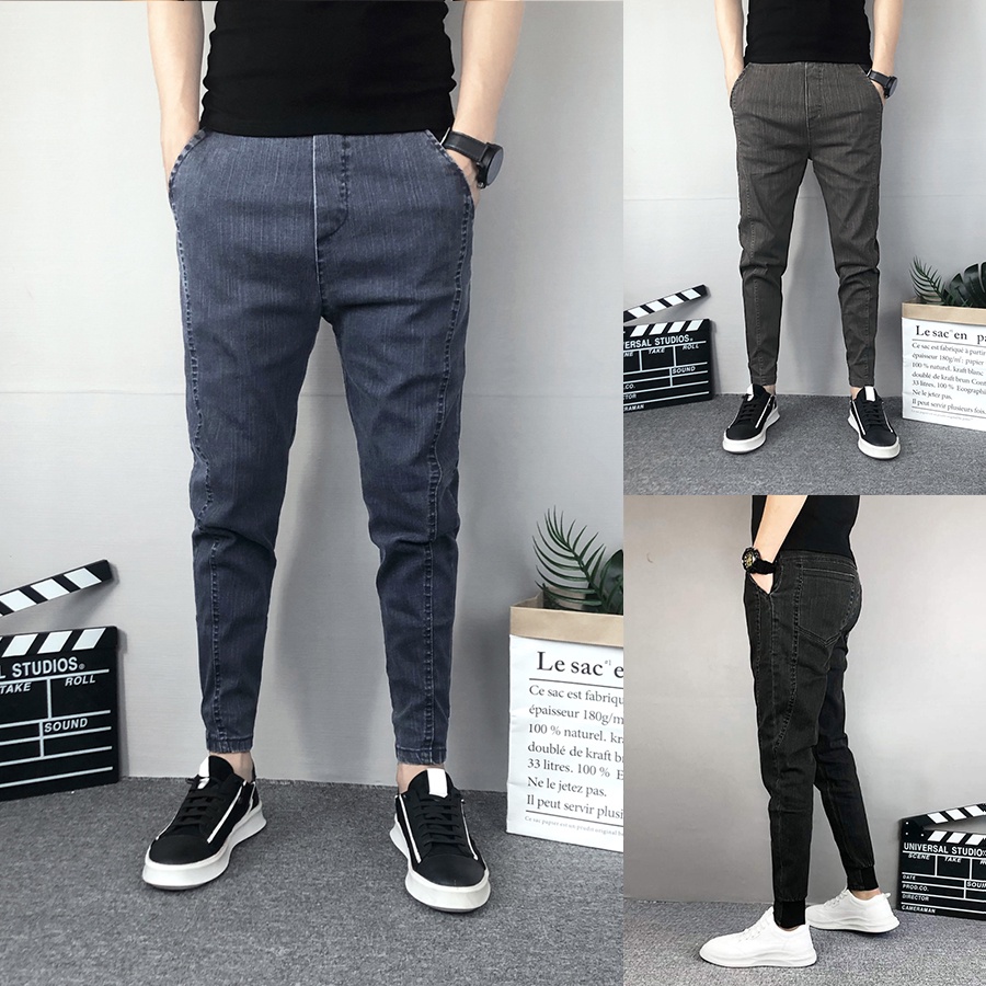 Quần Jean Jogger nam ống suông đứng chất vải jean dày dặn chuẩn form đủ size S-3XL