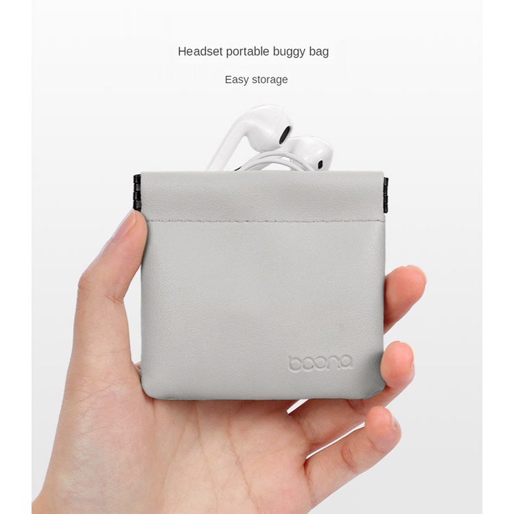 Hộp Đựng Phụ Kiện Điện Tử/Tai Nghe/Dây Cáp Mini Mang Đi Du Lịch Tiện Lợi